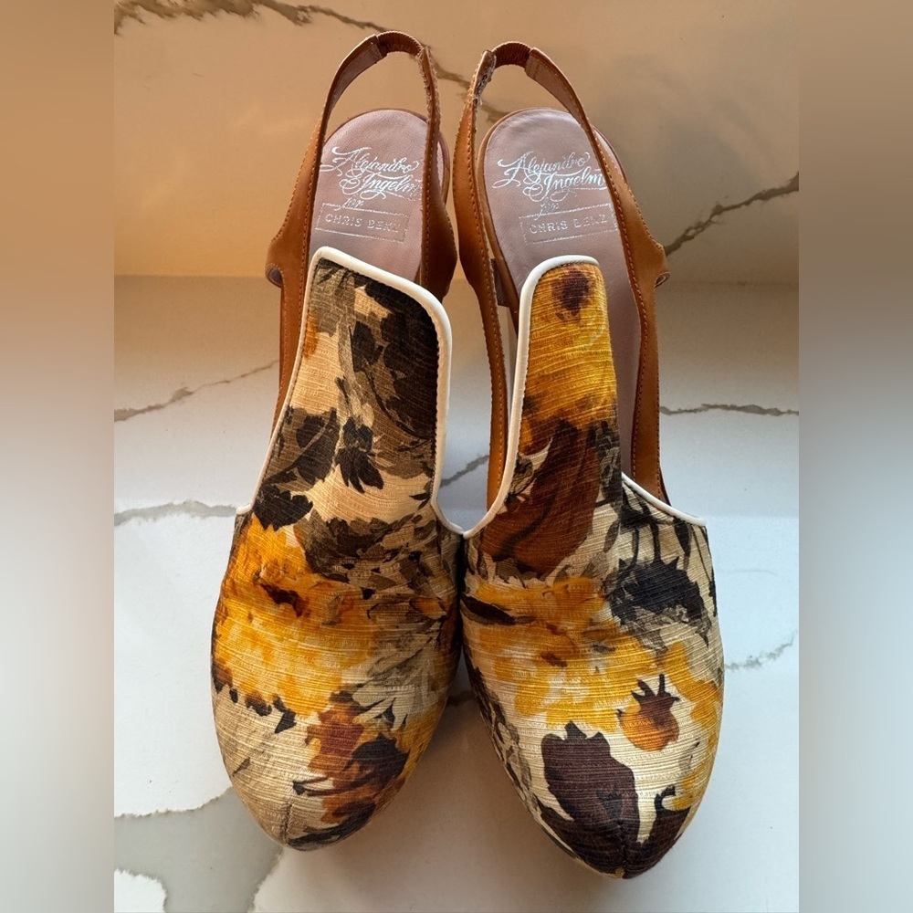 Alejandro Ingelmo for Chris Benz Floral Wedge Pump - Picture 3 of 16
